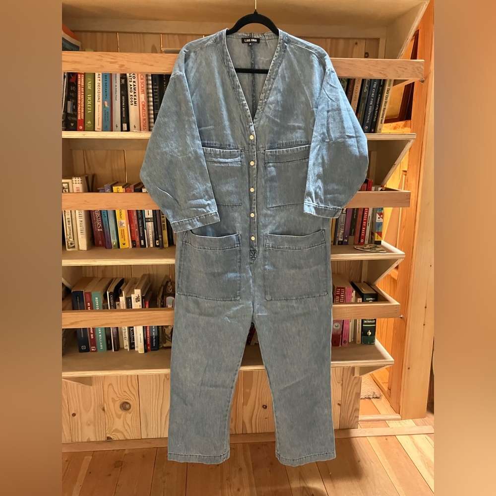 Ilana Kohn Denim Tuck Coveralls